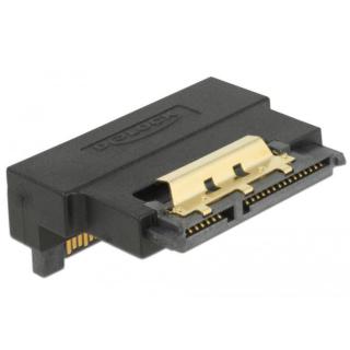 Adapter SATA 22 PIN M/F Kątowy 90"