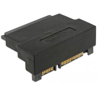 Adapter SATA 22 PIN M/F Kątowy 90"