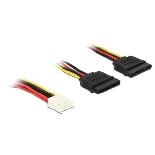 Kabel 2X SATA 15 PIN(F)FLOPPY 4