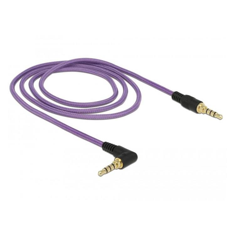 Kabel audio minijack 3.5mm M/M 4Pin