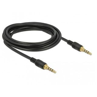 Kabel audio minijack 3.5mm M/M 4 Pin