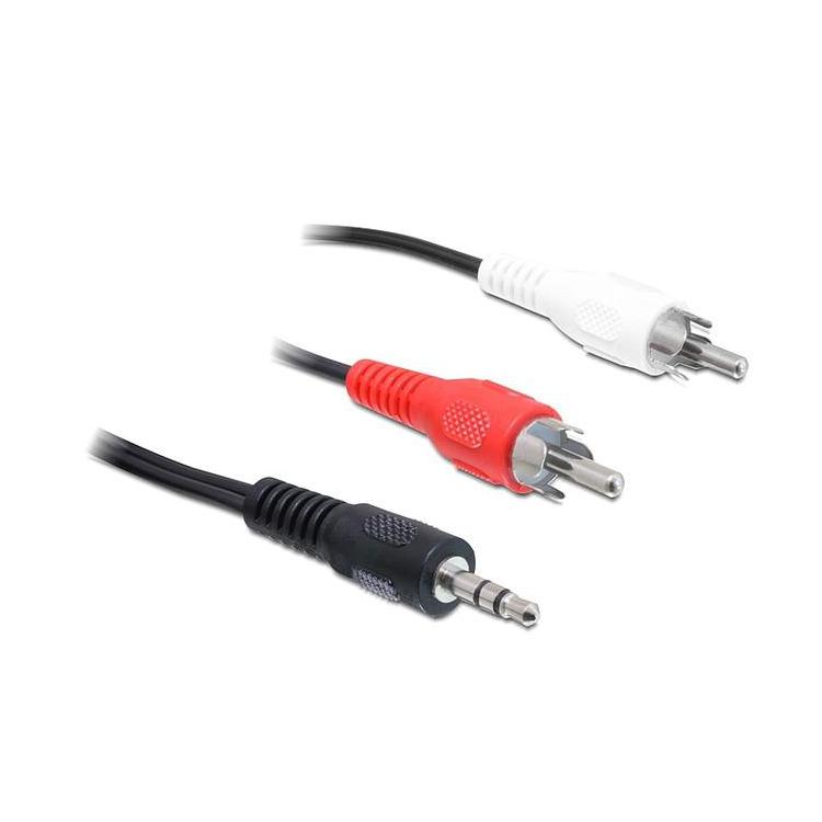 Kabel audio minijack 3.5mm (M) 3 Pin