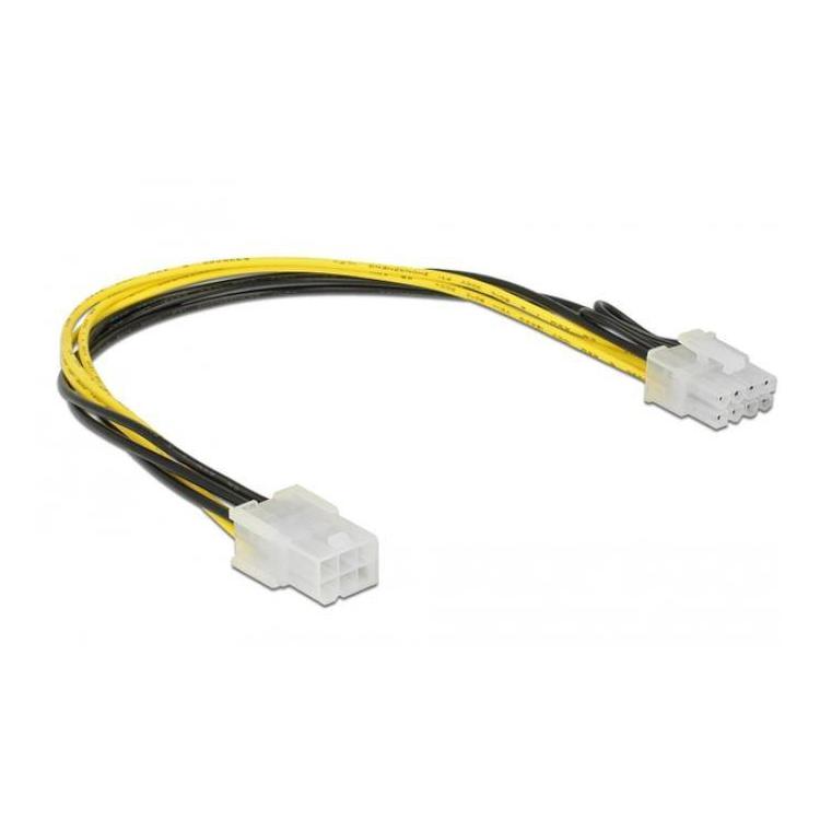 Kabel rozdzielacz zasilania PCI EXPRESS 6 PIN (F)- PCI EXPRESS 8 PIN (M)