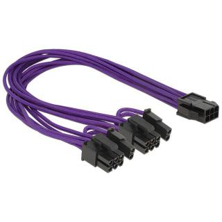 Kabel rozdzielacz zasilania PCI Express 6 PIN(F) - 2xPCI...