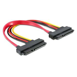 Kabel SATA 22 PIN(F) - SATA 22 PIN(F) 20 cm