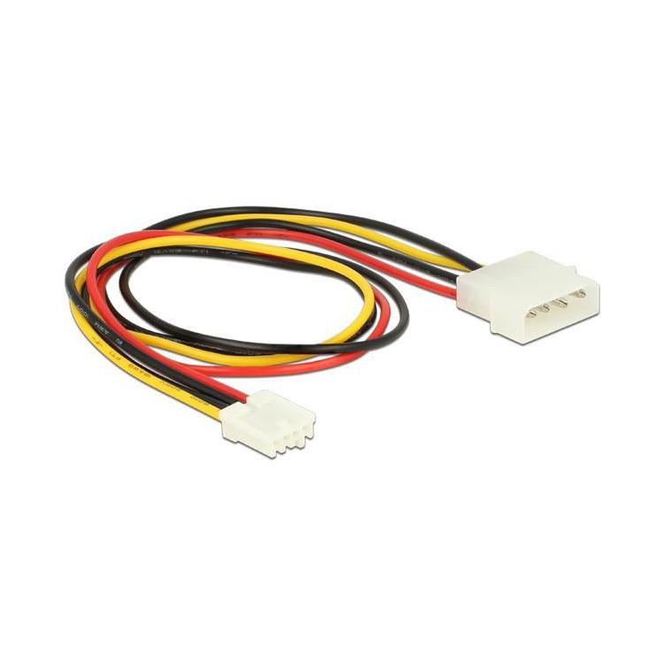 Kabel zasilający wewnętrzny Molex(M)- Floppy 4pin(F)