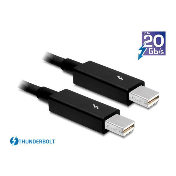 Kabel THUNDERBOLT M/M 0.5m czarny