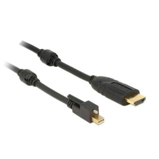 Kabel Displayport MINI(M) V1.2 ze śrubą- HDMI(M)