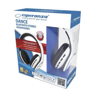 Słuchawki bluetooth dance Białe