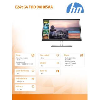 Monitor E24t G4 FHD Touch 9VH85AA