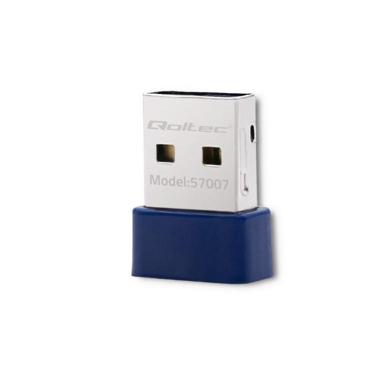 Bezprzewodowy mini adapter Wi-Fi | BT 4.0 USB | standard N