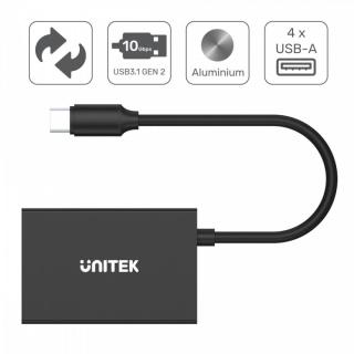 HUB USB-C 4x USB-A 10Gbps H1301