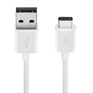 Kabel USB-A - USB-C 3m biały