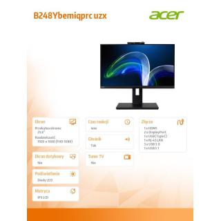 Monitor 24 cale B248Y bemiqprcuzx IPS 75Hz 4ms 250nits