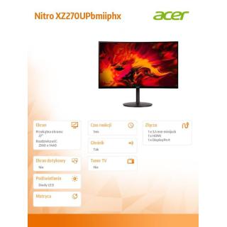 Monitor 27 cali Nitro XZ270UPbmiiphx