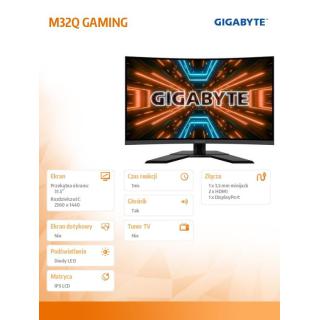 Monitor GBYTE 32'' M32Q GAMING 1ms/12MLN:1/FULLHD/HDMI