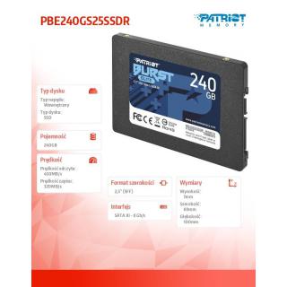 Dysk SSD 240GB Burst Elite 450/320MB/s SATA III 2.5