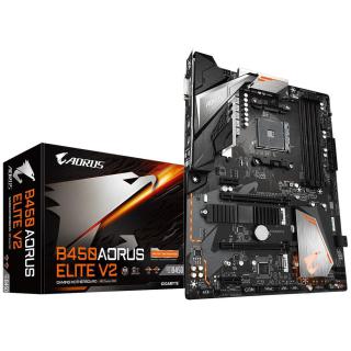 Płyta główna B450 AORUS ELITE V2 AM4 4DDR4 DVI/HDMI/M.2 ATX