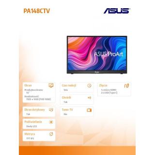 Monitor 14 cali PA148CTV IPS mHDMI USB-C Głośnik PIVOT sRGB 100%