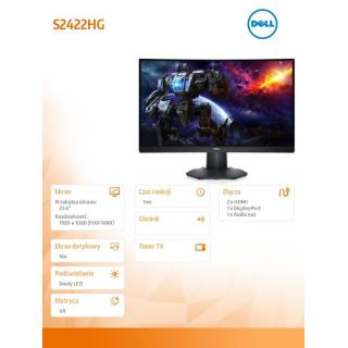 Monitor S2422HG 23,6 cali LED Curved 1920x1080/DP/HDMI