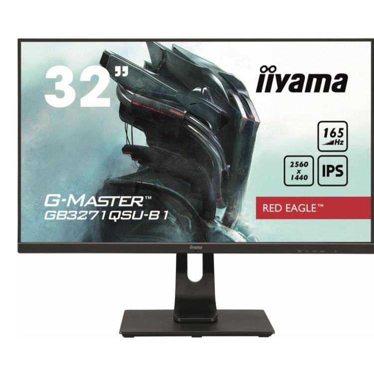 Monitor 31.5 cala GB3271QSU-B1 QHD,1ms,IPS,165Hz,HDMI,DP,400cd,FreeSync