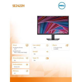 Monitor SE2422H 23.8 cali LED 1920x1080/HDMI/VGA/3Y