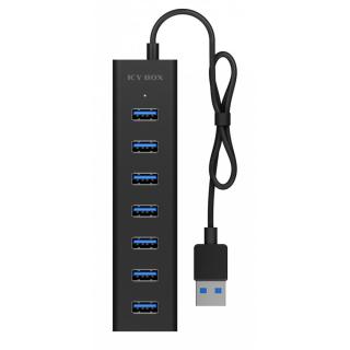 IB-HUB1700-U3 7-Port USB HUB+zasilacz