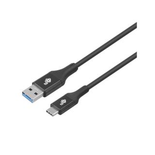 Kabel USB 3.0 - USB C 2m PREMIUM 3A czarny TPE