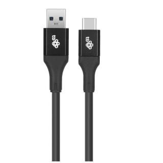 Kabel USB 3.0 - USB C 2m PREMIUM 3A czarny TPE