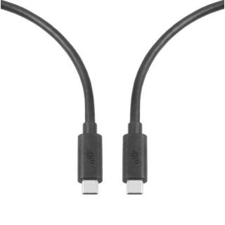 Kabel USB C-USB C 1m 100W 5Gbps USB 3.1 czarny