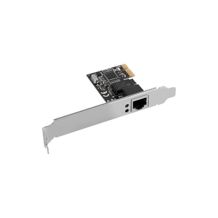 Karta sieciowa PCI-E 1X RJ45 1GB RTL8111C śledź low profile