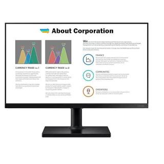 Monitor 24 cale T450FZ IPS 1920x1080 FHD 16:9 2xHDMI 1xDP 2xUSB 2.0 5ms 75Hz HAS+PIVOT głośniki płaski 3YOn-Site