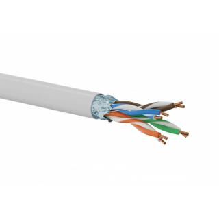 Kabel teleinformatyczny F/UTP kat.5E PVC 100% Miedź 305m - 10 lat gwarancji