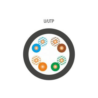 Kabel teleinformatyczny U/UTP kat.5E Zewnętrzny Suchy...