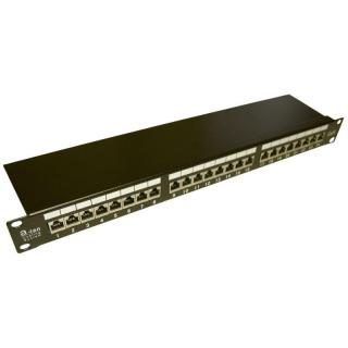 Patch panel STP kat.6 24 porty LSA 1U