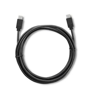 Kabel USB 3.1 typ C męski | USB 3.1 typ C męski | 1.4m | Czarny