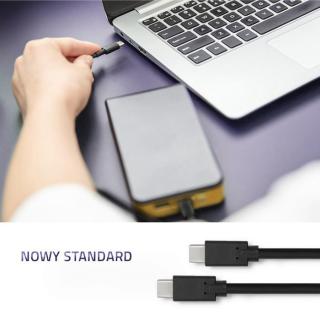 Kabel USB 3.1 typ C męski | USB 3.1 typ C męski | 2m |...