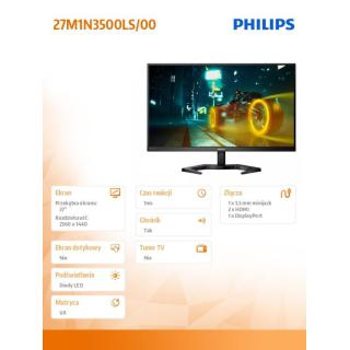 Monitor 27M1N3500LS 27 cali VA 144Hz HDMIx2 DP Głośniki