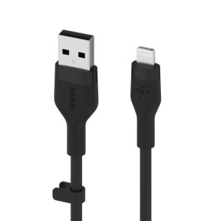 Kabel BoostCharge USB-A do Lightning silikonowy 1m, czarny