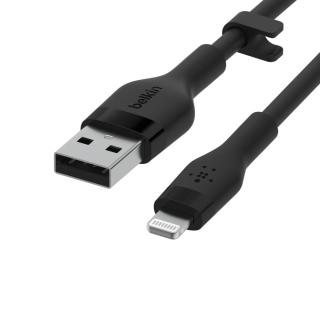 Kabel BoostCharge USB-A do Lightning silikonowy 1m, czarny