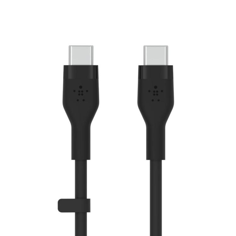 Kabel BoostCharge USB-C do USB-C 2.0 silikonowy 2m, czarny