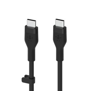 Kabel BoostCharge USB-C do USB-C 2.0 silikonowy 2m, czarny