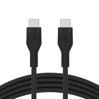 Kabel BoostCharge USB-C do USB-C 2.0 silikonowy 2m, czarny