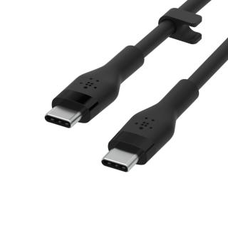 Kabel BoostCharge USB-C do USB-C 2.0 silikonowy 2m, czarny