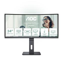 Monitor AOC 34" CU34P3CV HDMI DP USB-C głośniki 2x5W