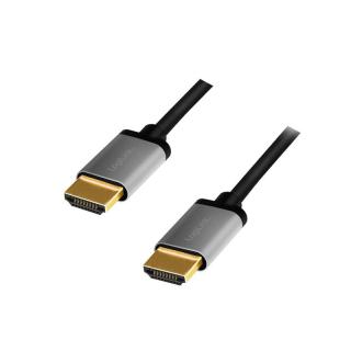 Kabel HDMI 4K/60Hz, aluminium 3m Czarny