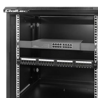 Szafa RACK 19 cali| 12U | 450 x 600 x 635 | Perforowane drzwi