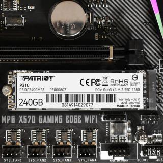 Dysk SSD P310 240GB M.2 2280 1700/1000 PCIe NVMe Gen3 x 4