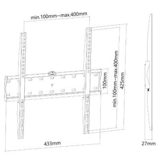 Uchwyt ścienny FPMA-W300BLACK 32-55 cali