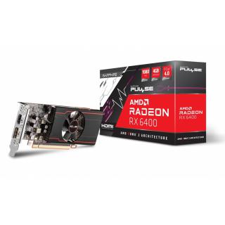 Karta graficzna Radeon RX 6400 PULSE GAMING 4GB GDDR6 64bit DP/HDMI